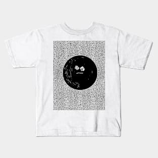 Parsley Black Ball Face Kids T-Shirt